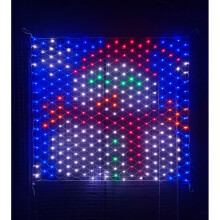 LED Snowman Net Light 320 LED Lights 1.2 x 1.3m CL10048
