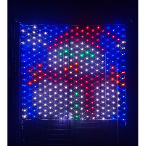 Snow Time LED Snowman Net Light 320 LED Lights 1.2 x 1.3m CL10048