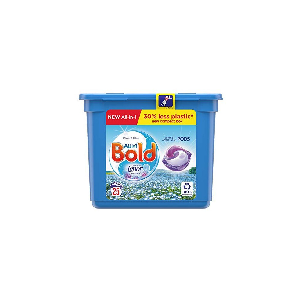 Bold All-In-1 Pods Washing Liquid Capsules Spring Awakening, 25 Washes