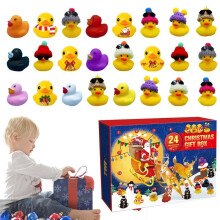 24Pcs Rubber Ducks 2022 Advent Calendar Toys Gift