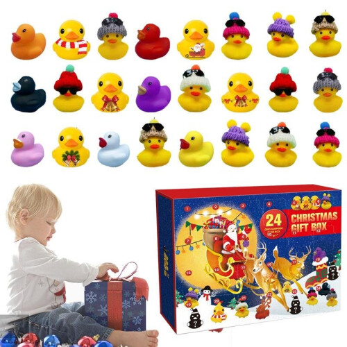 24Pcs Badeendjes 2022 Adventkalender Speelgoed Cadeau
