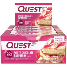 Quest Bars 12 Bars White Chocolate Raspberry