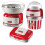 Ariete Ariete Retro Style Candy Floss, Popcorn Maker and Waffle Maker Set, Red 1