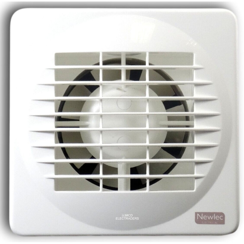 Newlec Nl880h Axial Extractor Fan 4 Inch /100Mm (Humdistat & Pullcord) 5018307193252