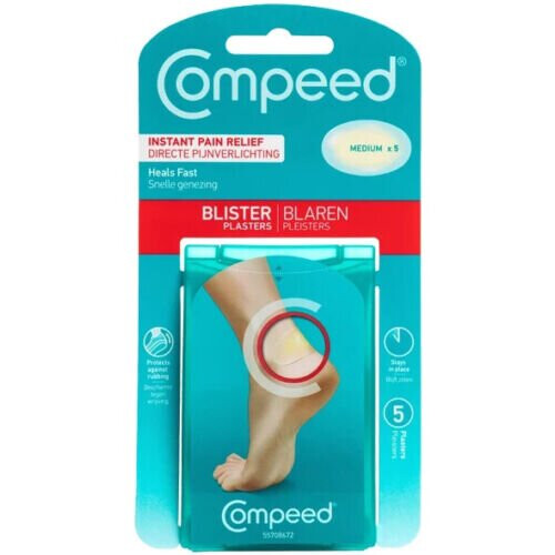 Compeed 2 X Compeed Medium Size Blister Plasters 5 Hydrocolloid Plasters
