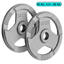 (10Kg x 2 = 20Kg) Olympic 2-Inch Cast Iron Plate Weight Plate