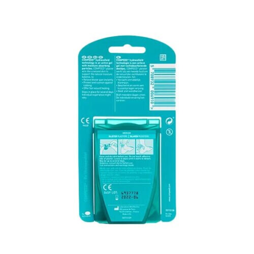Compeed 2 X Compeed Medium Size Blister Plasters 5 Hydrocolloid Plasters 1