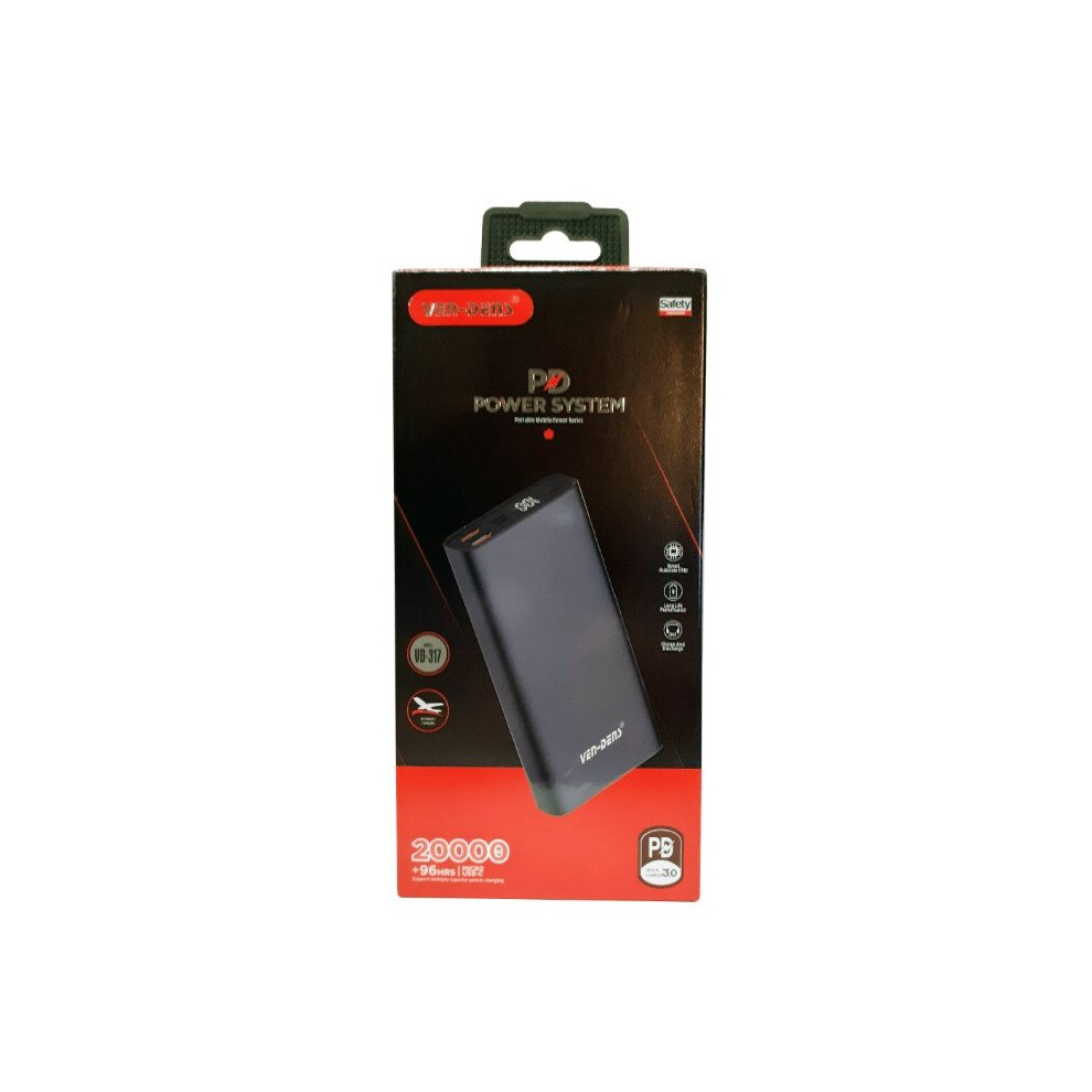Ven-Dens 20000Mah Pd Portable Power Bank Vd-317 5060986942089