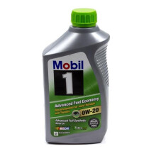 Mobil 1 MOB105891-1 0W20 Synthetic Advanced Fuel Economy Motor Oil - 1 qt.