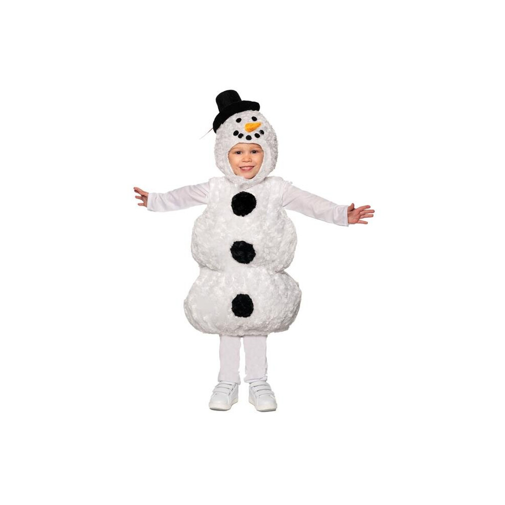 Photos - Fancy Dress Underwraps UR27679TM Snowman Belly Baby Toddler Costume, Medium