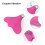 "UFO" Silicone Panty Vibrator (Rose Red) 2