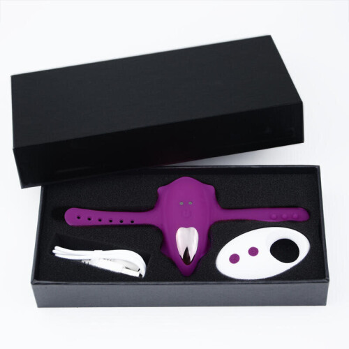 "Emma" Silicone Panty Vibrator (Purple) 2