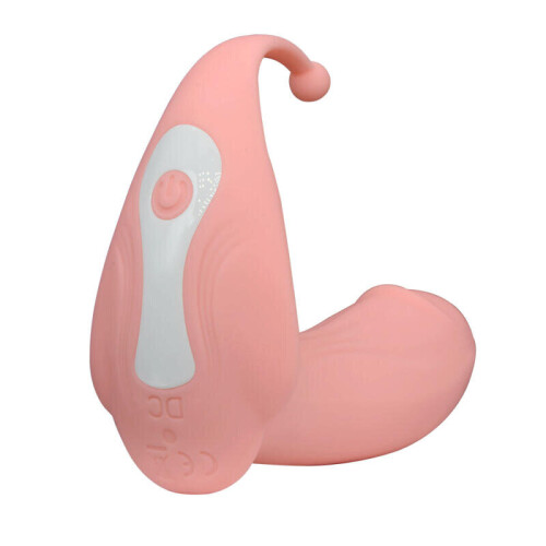 "Romi" 10 Speed Remote Controlled Silicone G-Spot Massager (Pink) 1