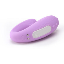 "Cici" 10 Speed Remote Controlled Silicone G-Spot Massager (Purple)