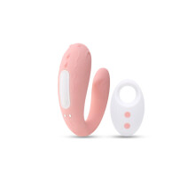 "Cici" 10 Speed Remote Controlled Silicone G-Spot Massager (Pink)
