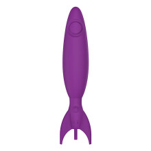 "Rocket" 10 Speed Silicone G-Spot Massager (Purple)