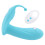 "Romi" 10 Speed Remote Controlled Silicone G-Spot Massager (Blue) 1