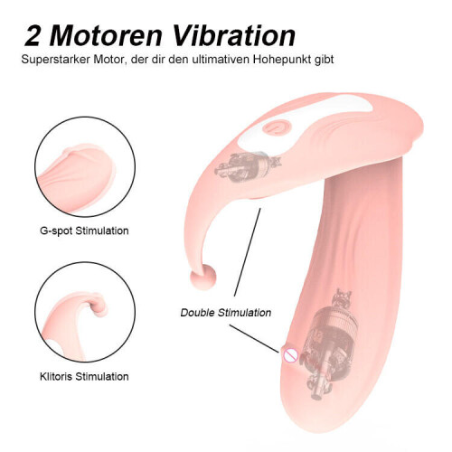 "Romi" 10 Speed Remote Controlled Silicone G-Spot Massager (Pink) 2