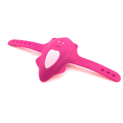 "Emma" Silicone Panty Vibrator (Rose Red)