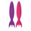 "Rocket" 10 Speed Silicone G-Spot Massager (Rose Red) 1