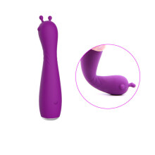 "Snail" 10 Speed Silicone G-Spot Massager (Purple)