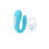"Gigi" 10 Speed Remote Controlled Silicone G-Spot Massager (Blue) 4
