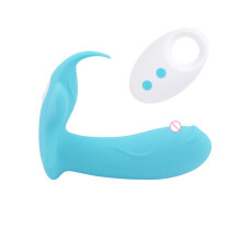 Mimi 10-Speed Remote-Controlled Silicone G-Spot Massager, Heating 38-43C, IPX-7, Blue (5150001188)