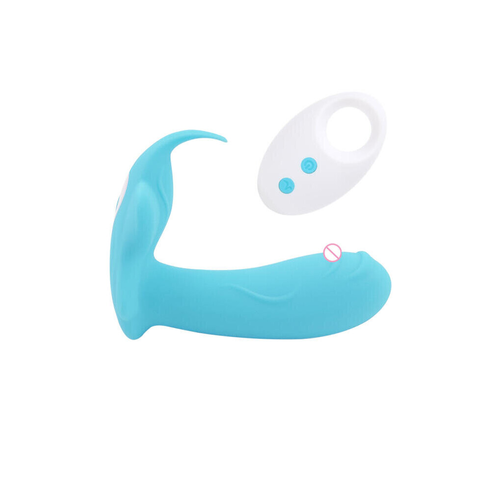 "Mimi" 10 Speed Remote Controlled Silicone G-Spot Massager (Blue)