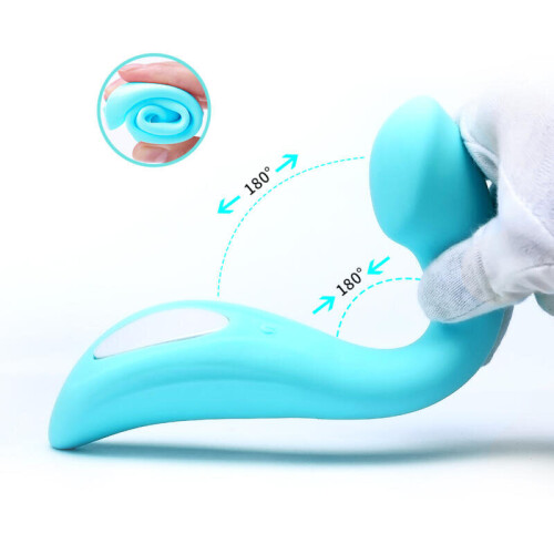 "Hope" 10 Speed Silicone G-Spot Massager (Blue) 1
