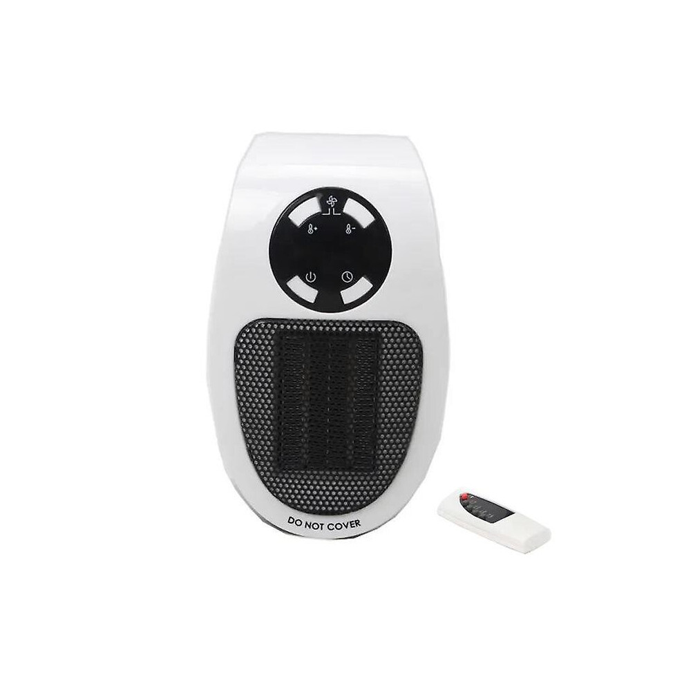 Portable Electric Heater Wall Mounted Heater Remote Control Mini Fan Heater