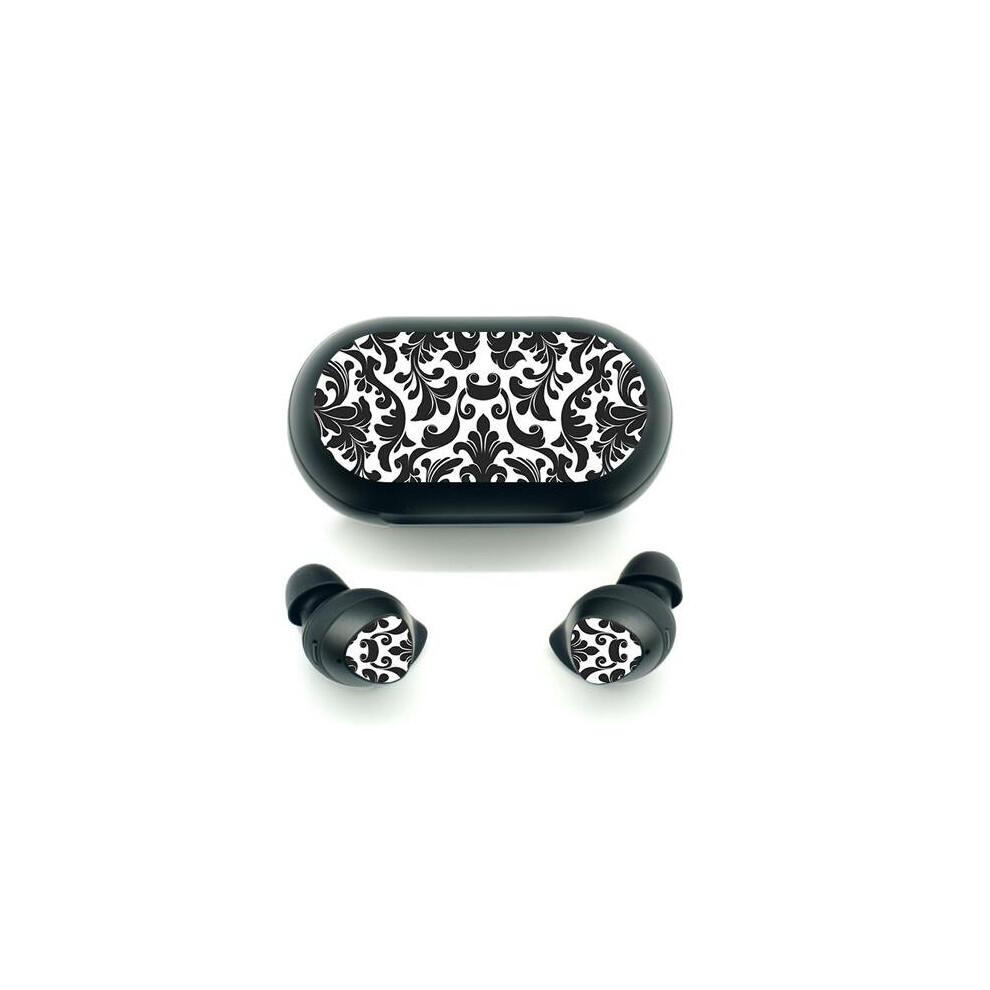MightySkins SAGBU-Black Damask Skin for Samsung Galaxy Buds - Black Damask-image-OPC-PB26XKZ-NEW