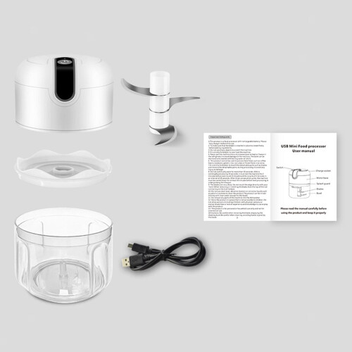 Elektrischer Knoblauch- und Gemüsehäcksler, Zerkleinerer, Mixer/Blender 2