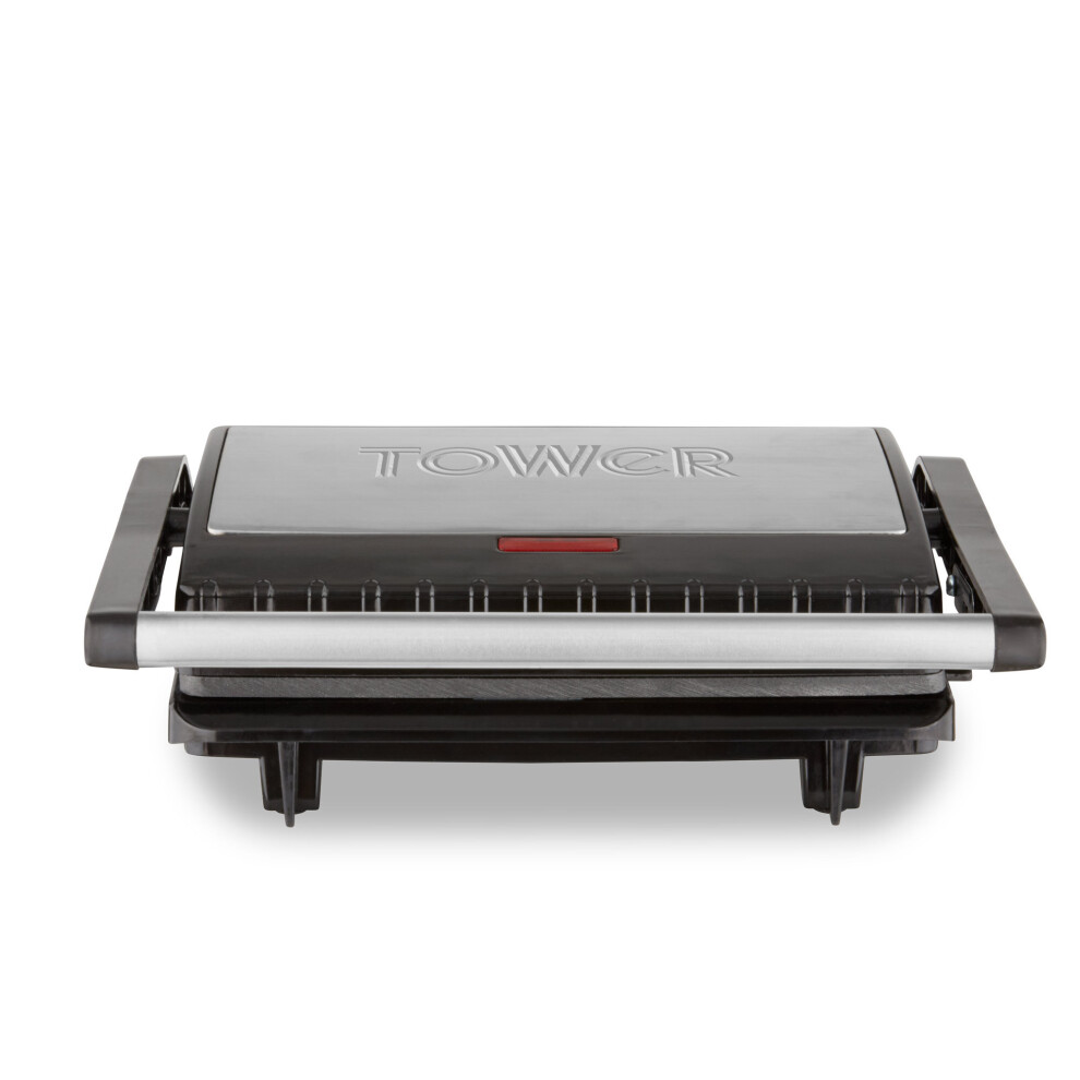 Tower T27038 750W Panini Grill Cerastone Stainless Steel