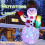 5ft Inflatable Snowman with Rotating LED Lights Christmas Decoration 2
