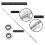 (7ft Barbell) Straight Spinlock Barbell Weightlifting Bar 6