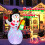 5ft Inflatable Snowman with Rotating LED Lights Christmas Decoration 8