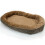 Large Dog bed with Orthopaedic Fleece Lining in Jute brown Actiaspet 8
