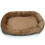 Large Dog bed with Orthopaedic Fleece Lining in Jute brown Actiaspet 3