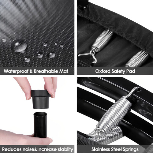 (48 Inch) Mini Trampoline Foldable Fitness Exercise Bouncer 1