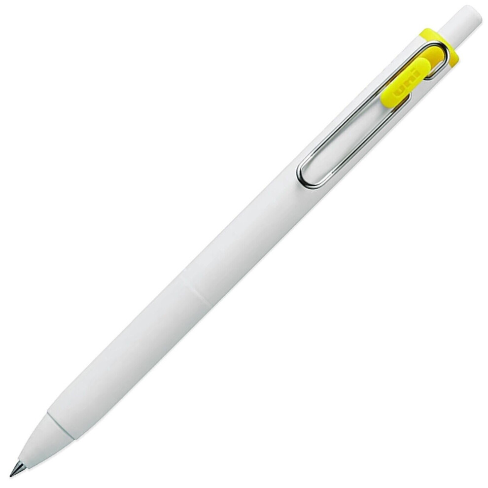 Uni-Ball - UMN-S-05 - Retractable Rollerball Gel Ink - Yellow Ink - Single Pen