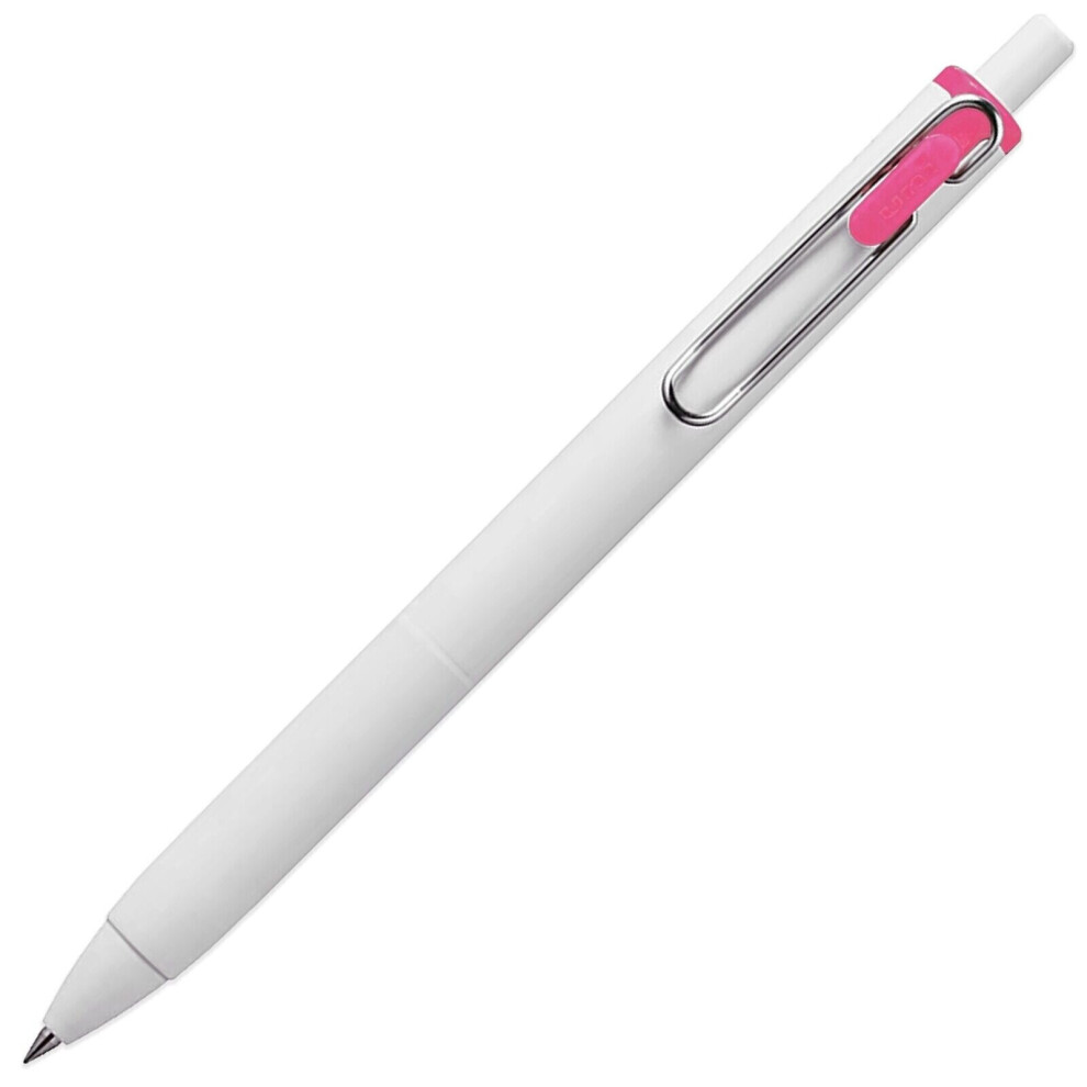 Uni-Ball - UMN-S-05 - Retractable Rollerball Gel Ink - Pink Ink - Single Pen