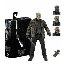 NECA Horror Freddy VS Jason 7-inch Jason Voorhees Deluxe Action Figure - Ultimate Line (39725)
