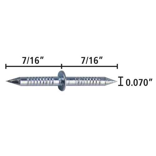 FastCap Double Ended Blind Nails x 80 11mm+11mm (7/16"+7/16") 2