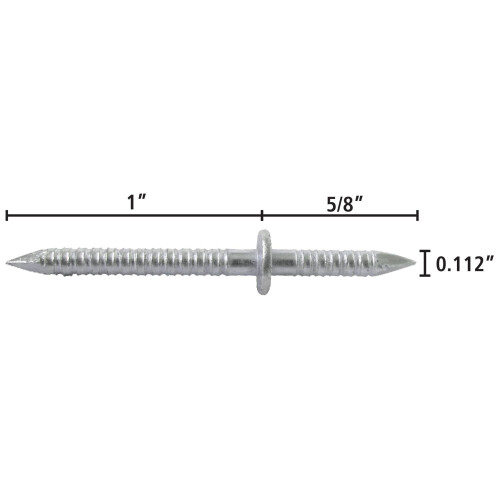 FastCap Double Ended Blind Nails x100 25mm+15mm (1"+5/8") 2