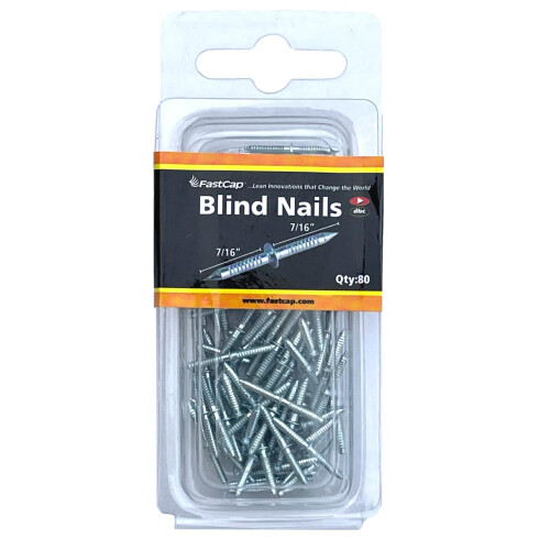 FastCap Double Ended Blind Nails x 80 11mm+11mm (7/16"+7/16")