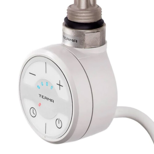 (MOA White Electric Element, 200W) Thermostatic Electric Element for Towel Radiator