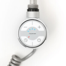 (MOA Chrome Electric Element, 120W) Thermostatic Electric Element for Towel Radiator