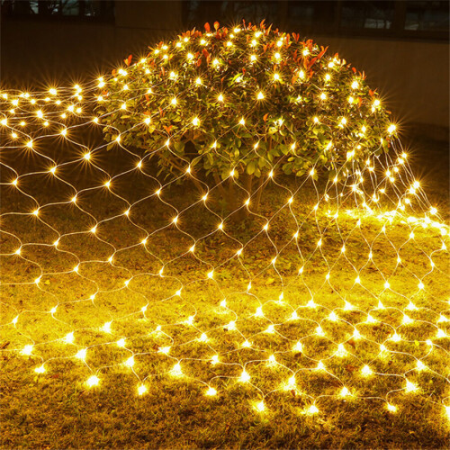 (Warm white) 3X2M LED Net Mesh String Light Christmas Fairy Light