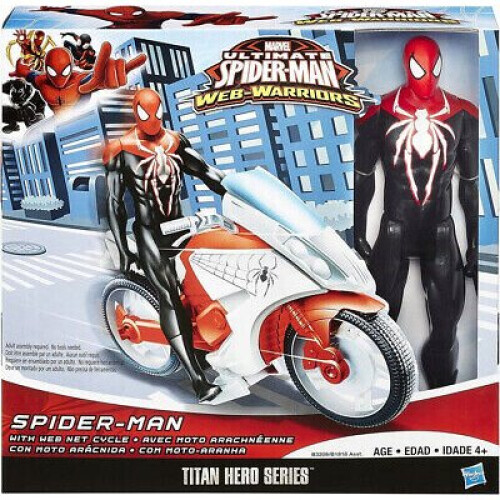 Marvel Ultimate Spiderman Web Warriors Motorcycle Official Hasbro 2
