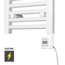 (KTX3 White Timer + Electric Element, 400W) Thermostatic Electric Element for Towel Radiator